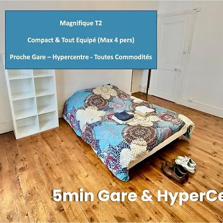 *tres Beau T2 En Plein Hypercentre Apartamento *